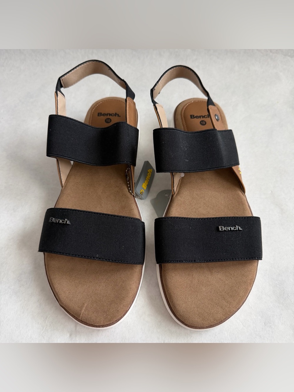 Bench Kaity Comfort Sling back Sandals 10M Elastic Ankle Strap Soft Footbed